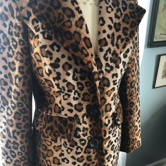 Leopard Print Coat by INC International Concepts - Picture 2 of 5